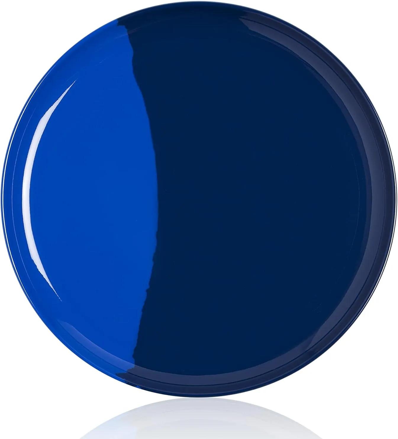 Melamine Dinner Plates | Durable Unbreakable Melamine Plate | Shatter-Proof and Chip-Resistant | Dishwasher Safe, BPA Free | Lightweight Dinnerware Set of 4 | Perfect for Parties, Picnics, BBQ | 11 In