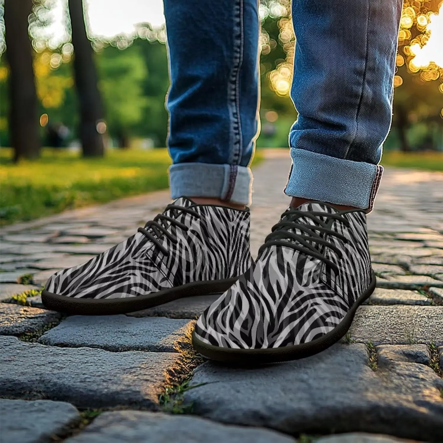 Men's Barefoot Shoes Wide Toe Box Waterproof Slip On Footwear with Zero Drop Sole Comfortable Lightweight Running Hiking Sneakers
