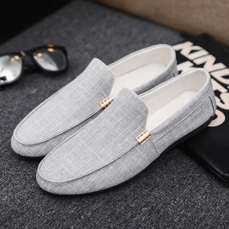 Men's casual canvas loafers