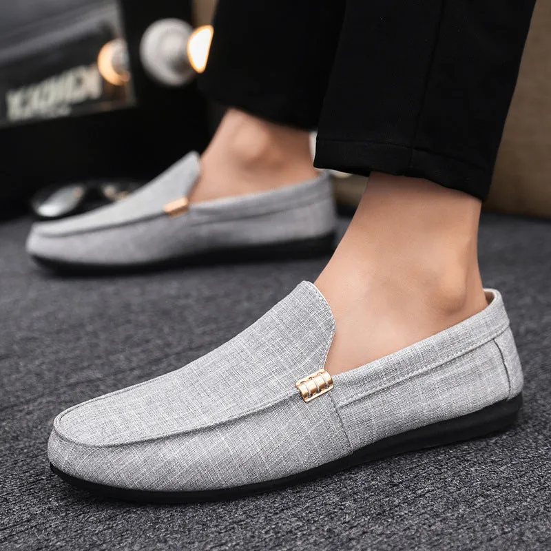 Men's casual canvas loafers