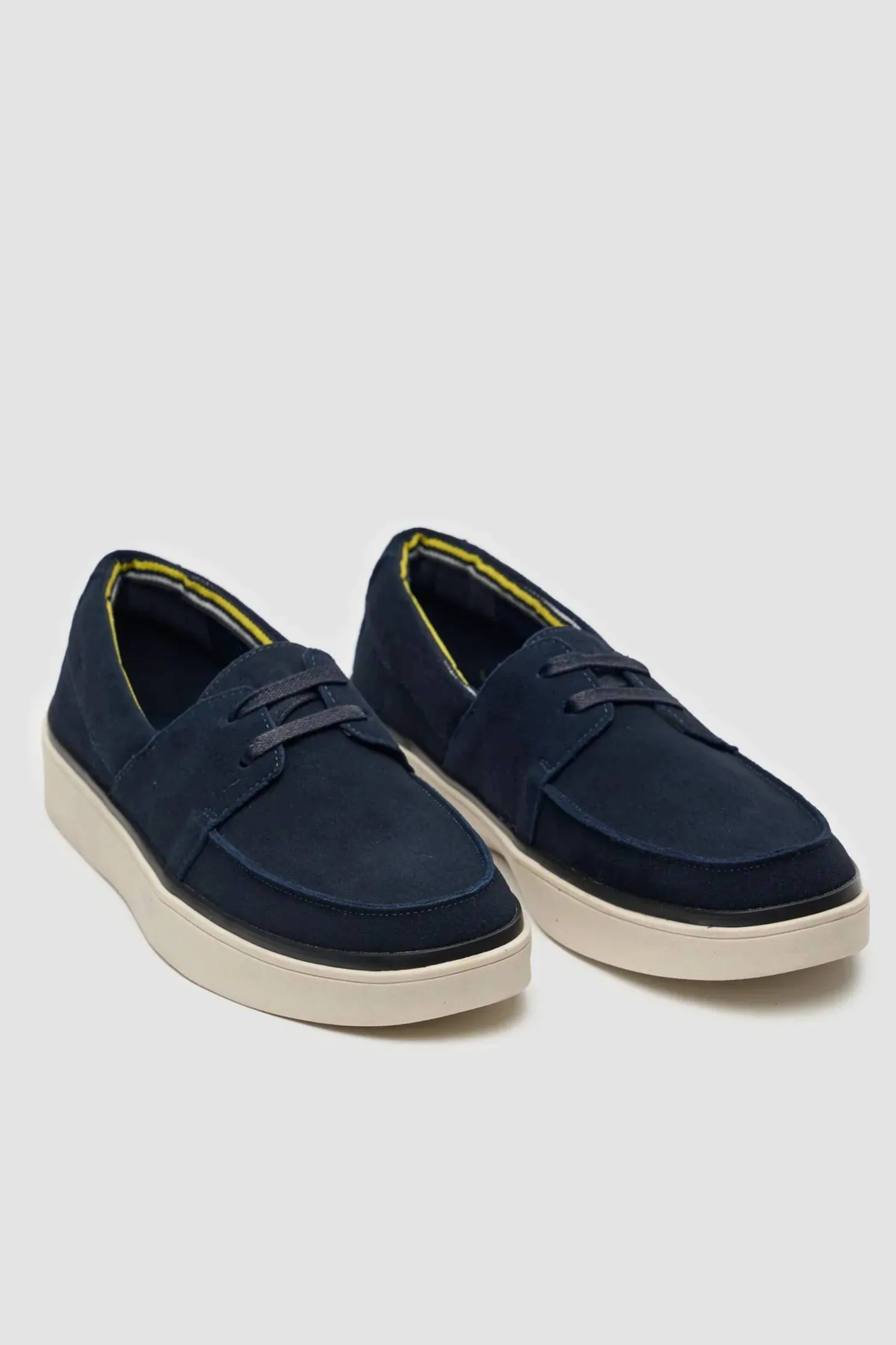 Men’s Casual Suede Slip-On Loafers - Amalfi - Navy Blue