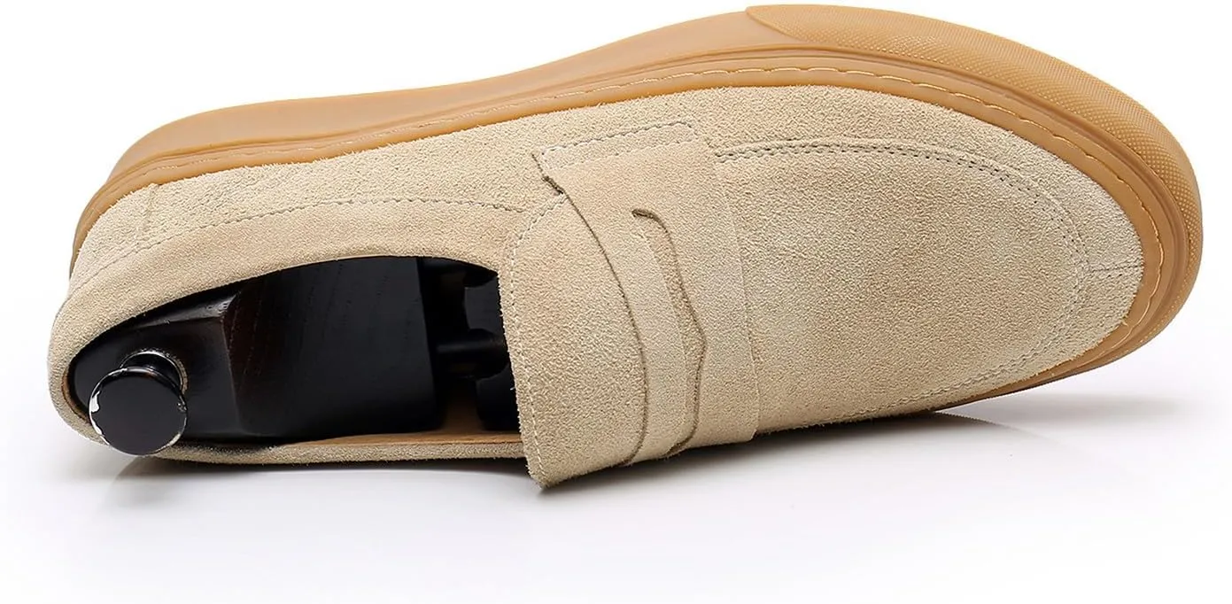 Mens Dress Shoes Slip-Ons Penny Loafers Suede Slippers Fashion Casual Business Prom Mocasines Boat Fashion Comfortable Breathable Summer Shoes for Men