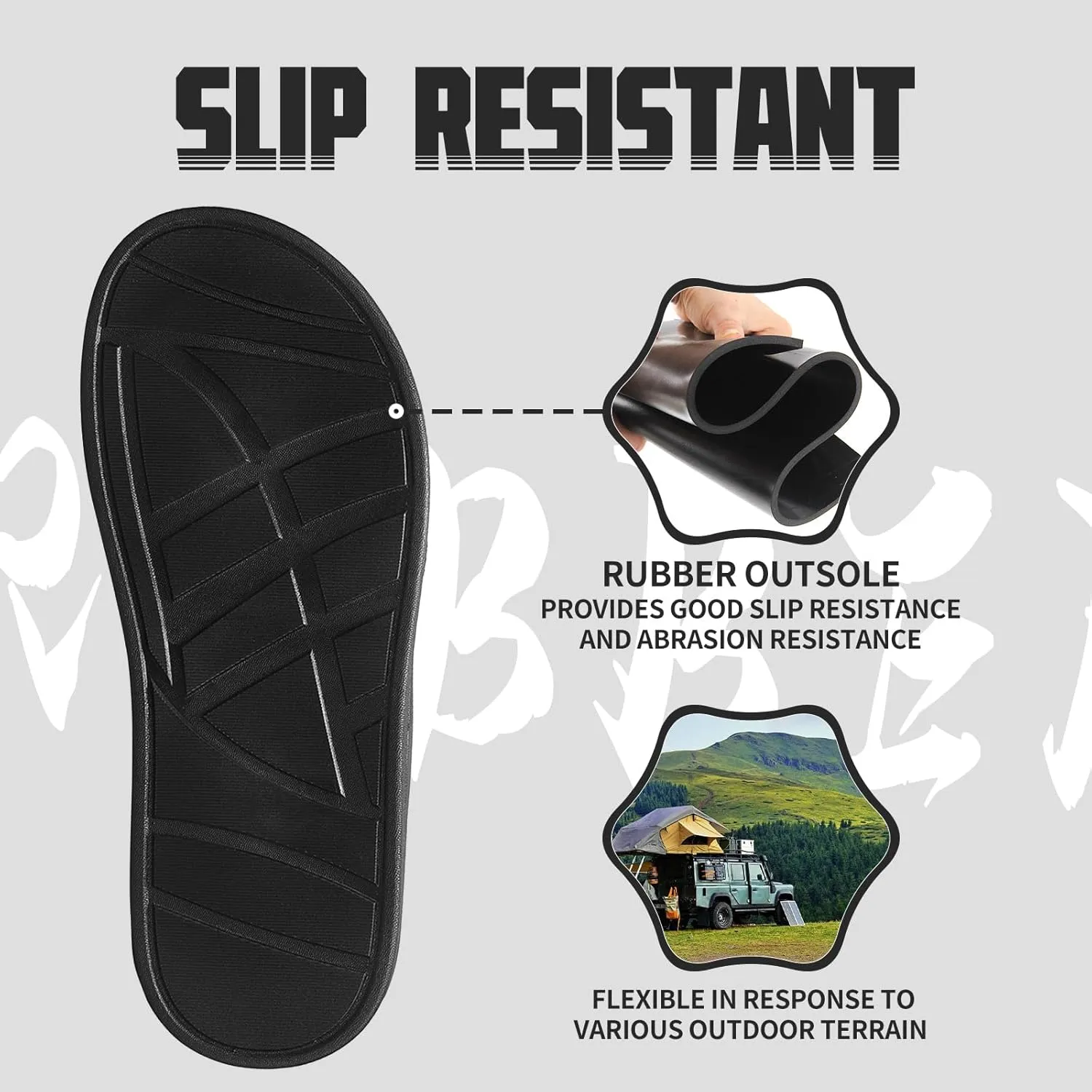 Men's Flip Flop Casual Comfortable Thong Sandals Summer Beach Lightweight Non-Slip Athletic Slide Sandals