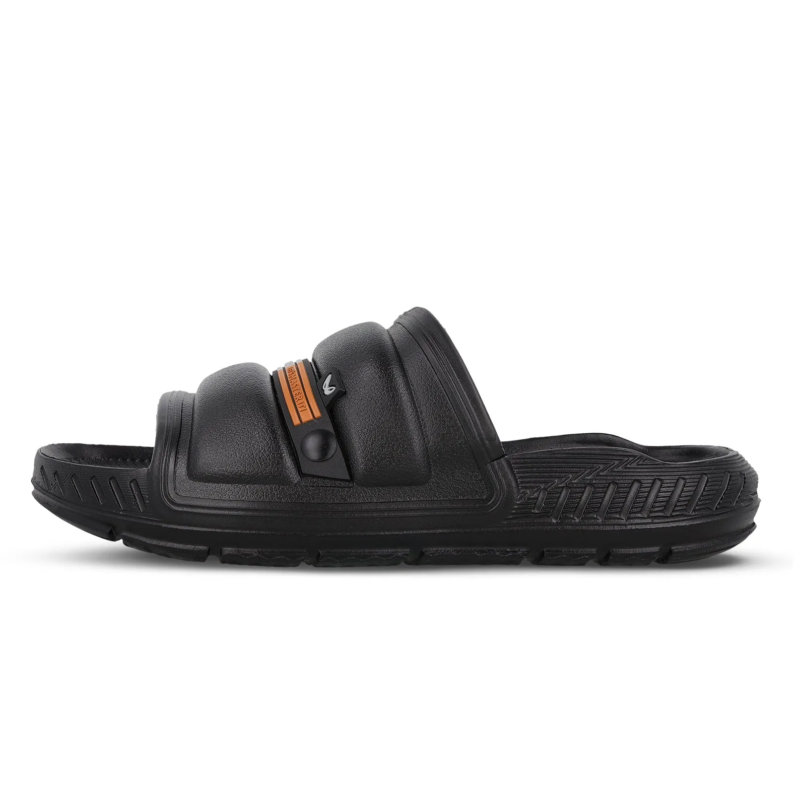 Men's Flip Flop Sliders  - WC8740 Black