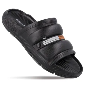 Men's Flip Flop Sliders  - WC8740 Black
