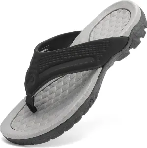 Men's Flip-Flops, Thongs Sandals Durable Comfort Slippers for Beach