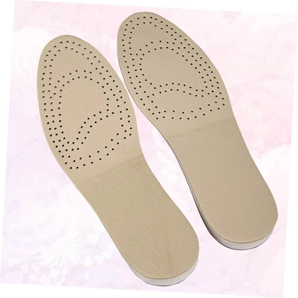 Men's Height Increase Insoles High Heel Inserts Comfortable and Odor- Cowhide for Sneakers Boots
