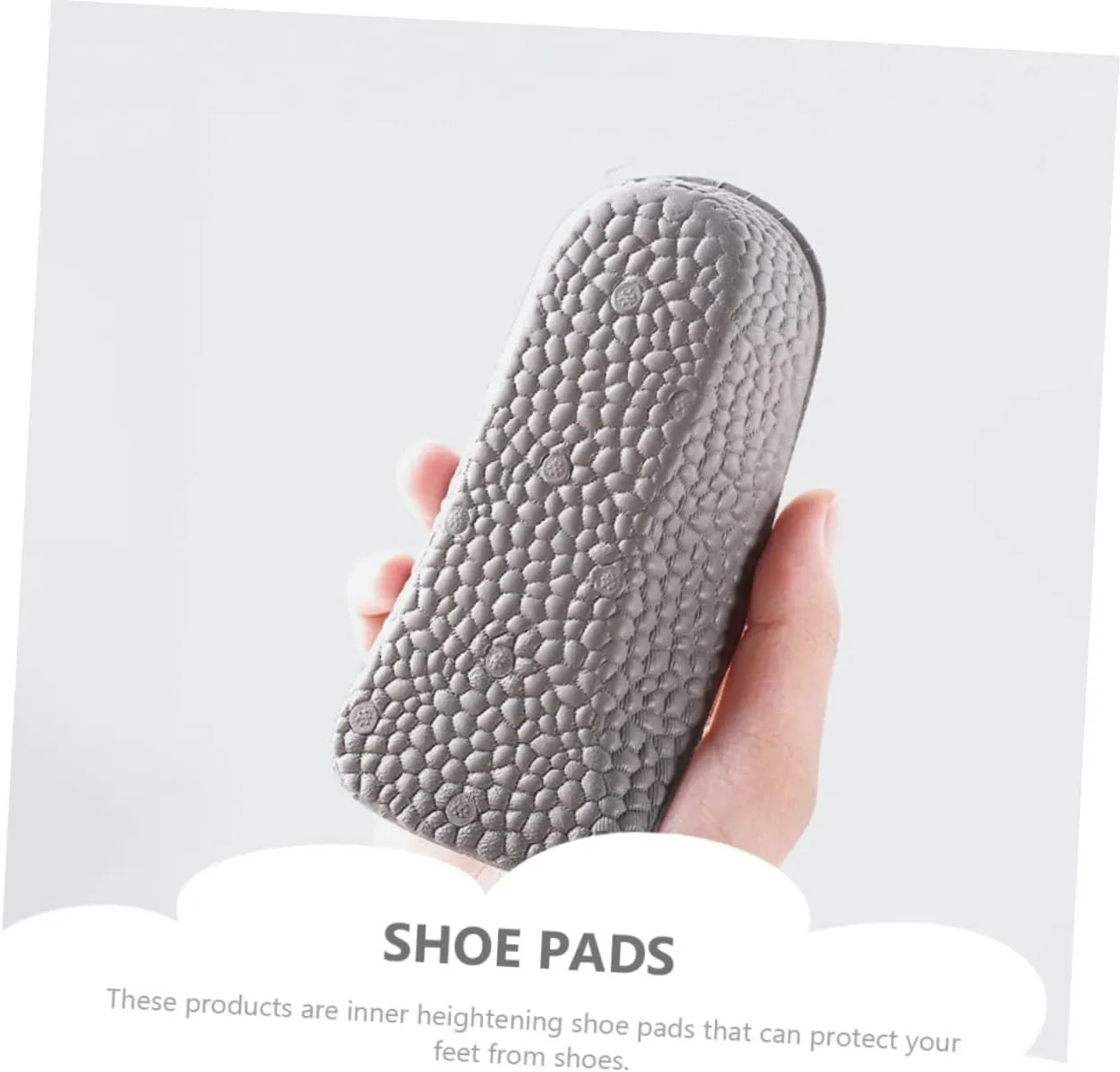Men's Height Increasing Insoles Foot Cushioning Inserts z Invisible Heel Lift Inserts for Women Heels