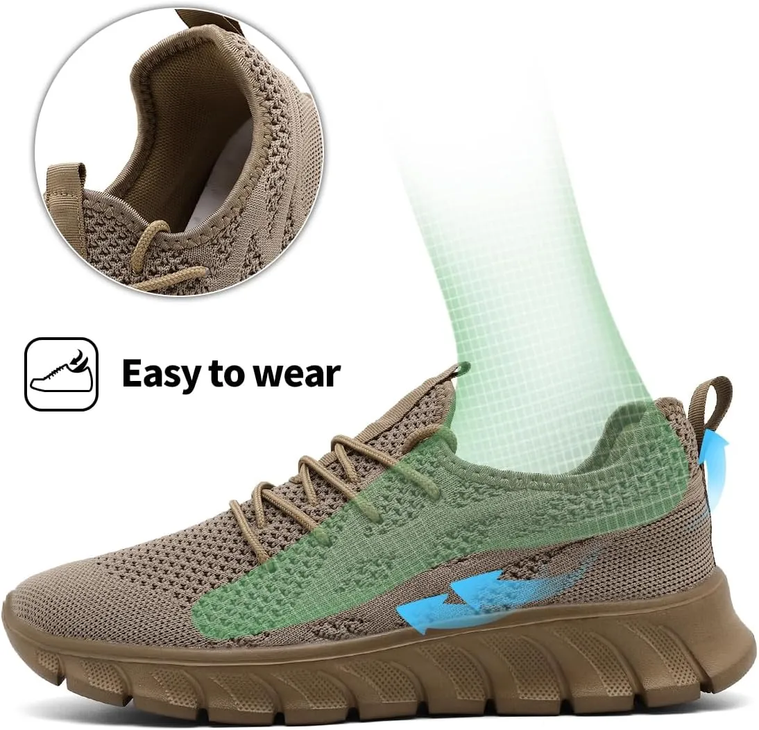 Men's Non-Slip Lightweight Running Shoes Comfortable Walking Shoe Mens Fashion Workout Gym Sneakers for Casual