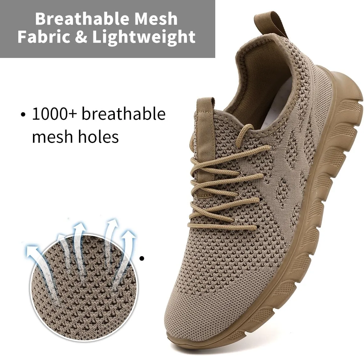 Men's Non-Slip Lightweight Running Shoes Comfortable Walking Shoe Mens Fashion Workout Gym Sneakers for Casual