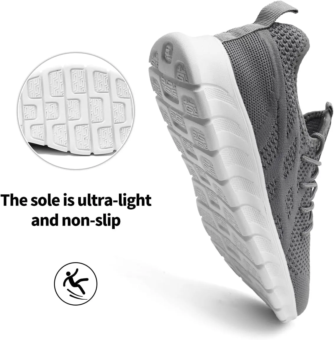 Men's Non-Slip Lightweight Running Shoes Comfortable Walking Shoe Mens Fashion Workout Gym Sneakers for Casual