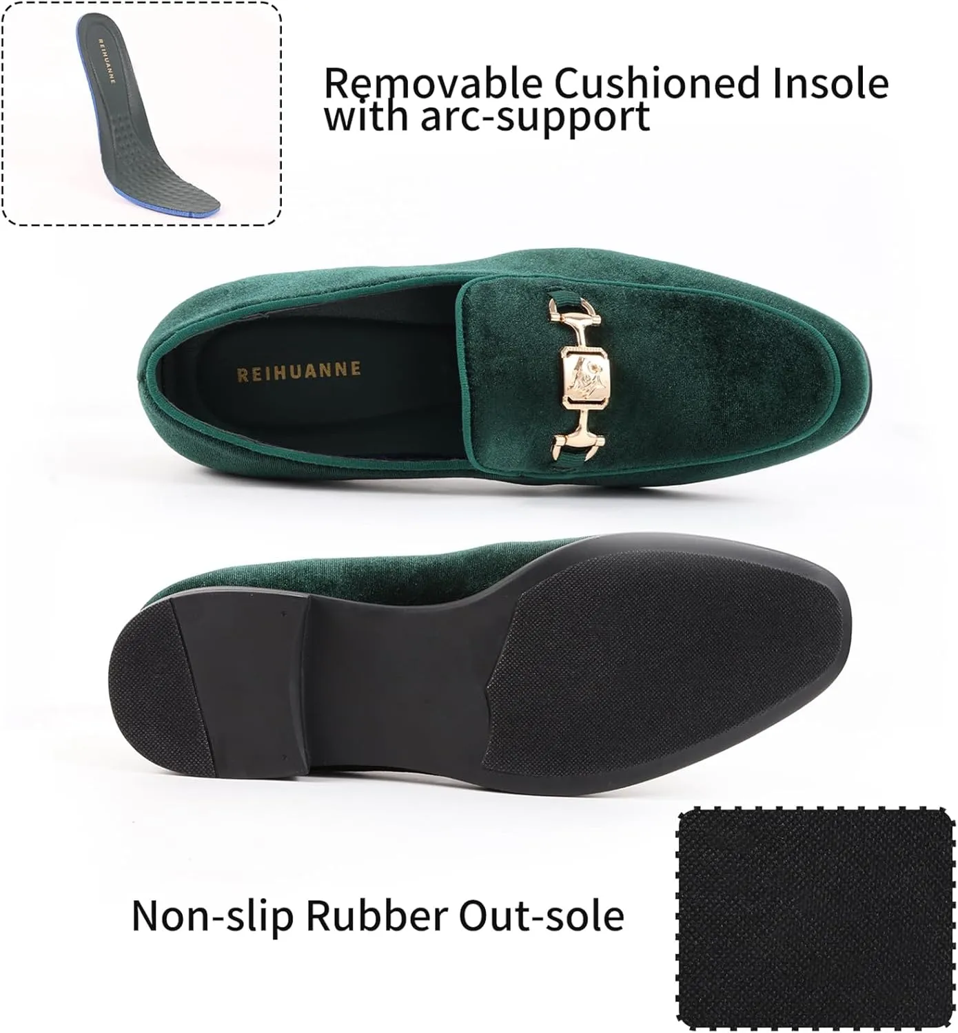Men's Penny Slip-on Velvet Loafer Luxury Suede Tuxedo Dress Shoes Fancy Smoking Slipper Party Prom Wedding Shoes Comfortable Lightweight