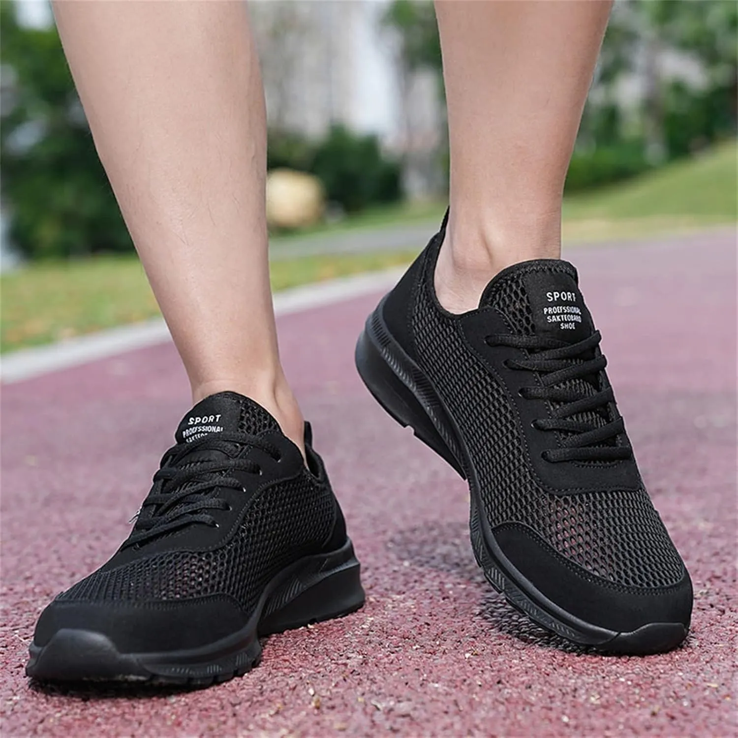 Men's Running Shoes Casual Slip on Walking Tennis Gym Sneakers Lightweight Breathable Mesh Workout Sports Sneakers