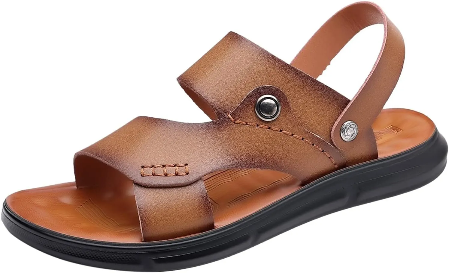 Men's Sports Athletic Summer Beach Slides Outdoor Hiking Thong Flip Flops S Shoes Men 48 Black