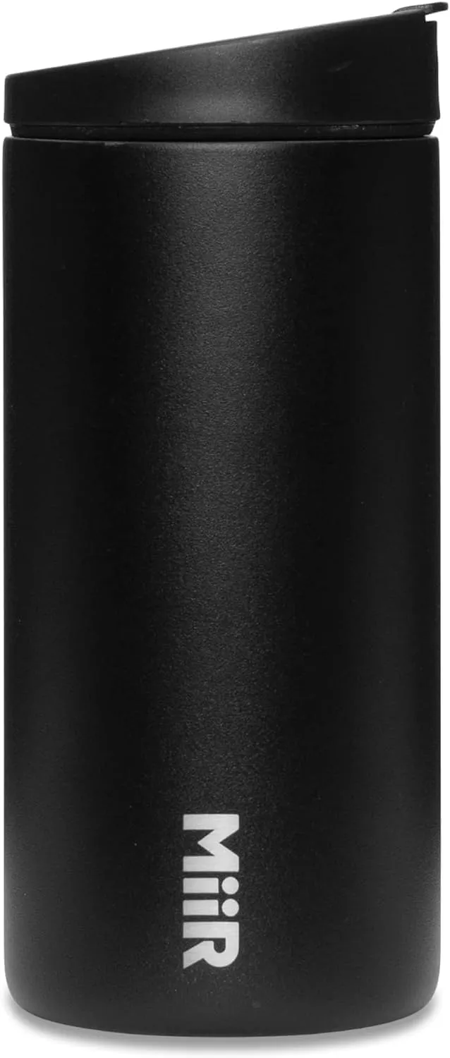MiiR Flip Traveler 12oz - Double-Wall Vacuum Insulated with Leakproof Flip Lid, BPA-Free Stainless Steel Construction, Insulated Tumbler for Hot or Cold Drinks