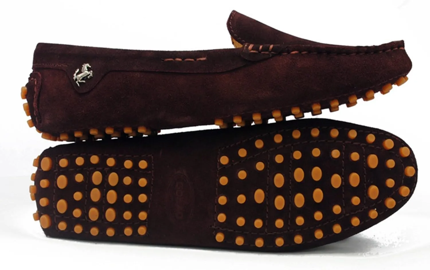 Minishion Loafers for Women Comfortable Suede Driving Shoes YB9601