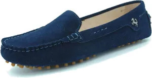 Minishion Loafers for Women Comfortable Suede Driving Shoes YB9601