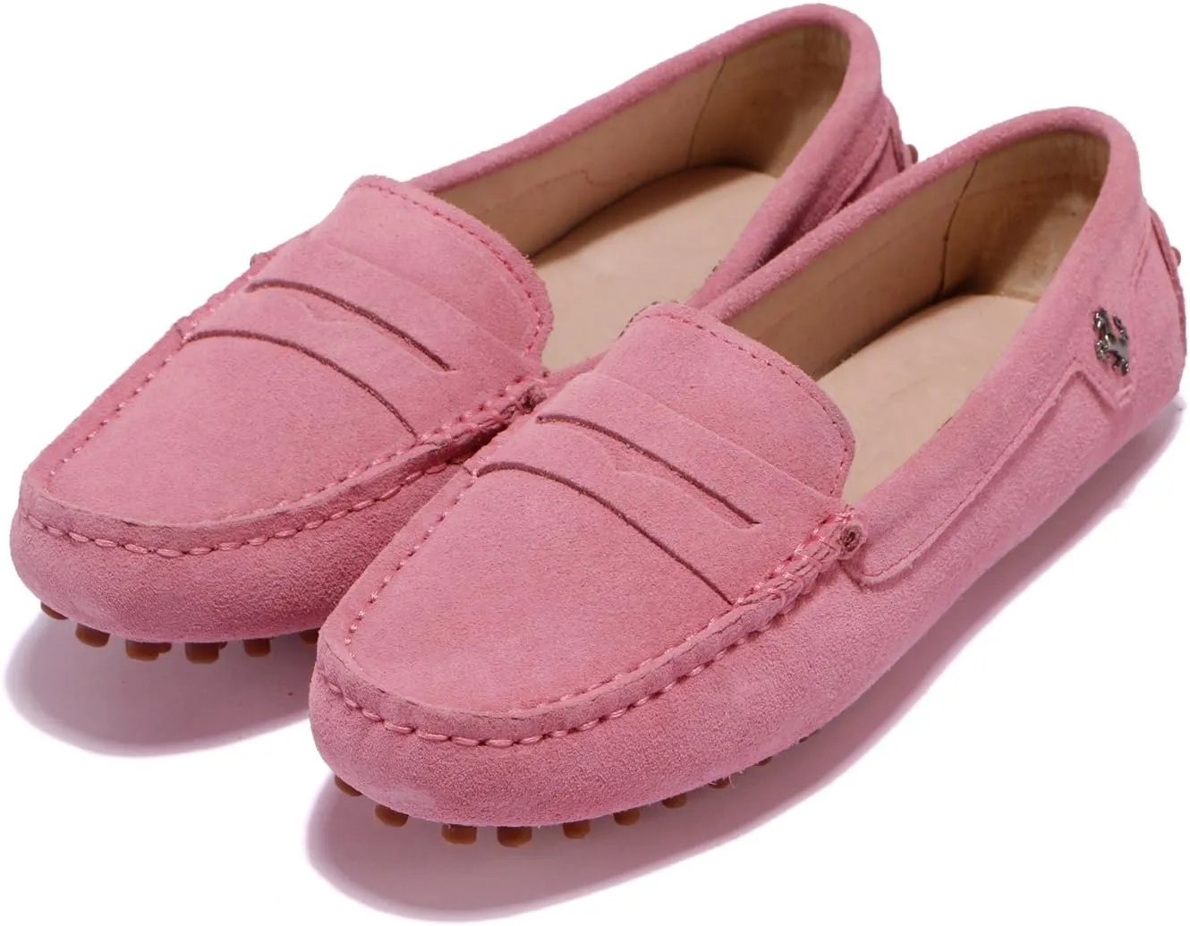 Minishion Women's Casual Loafers Suede Comfortable Driving Shoes YB9603