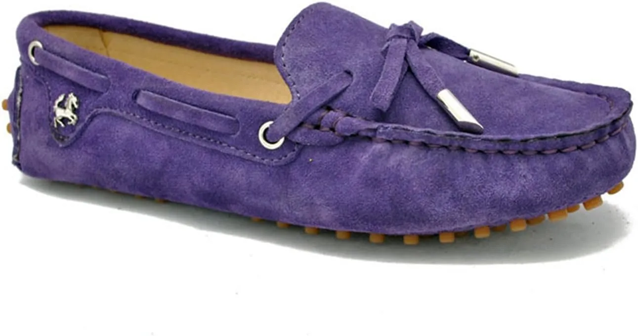 Minishion Womens Loafers & Slip-ons Suede Driving Shoes YB9602