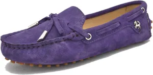 Minishion Womens Loafers & Slip-ons Suede Driving Shoes YB9602