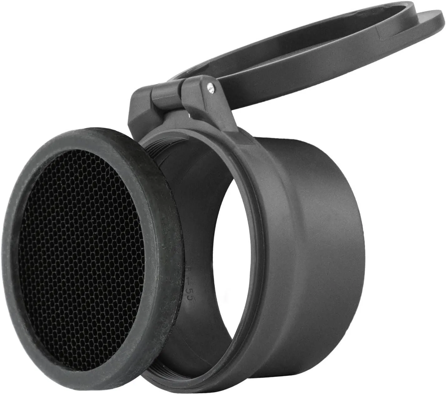 Monstrum Flip Up Scope Lens Cover with Honeycomb Anti Reflection Device