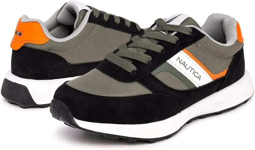 Nautica Kids Boys Casual Lace-Up Fashion Sneakers Oxford Comfortable Walking Shoe (Big Kid - Little Kid - Toddler)