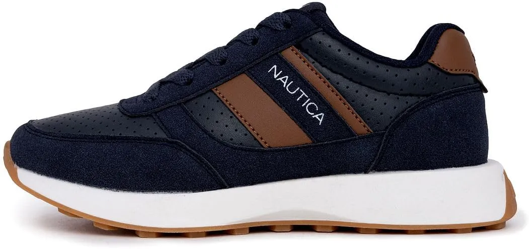 Nautica Kids Boys Casual Lace-Up Fashion Sneakers Oxford Comfortable Walking Shoe (Big Kid - Little Kid - Toddler)