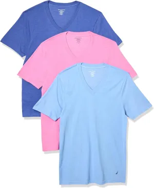 Nautica Men's 3-Pack Heathered V-Neck T-Shirt