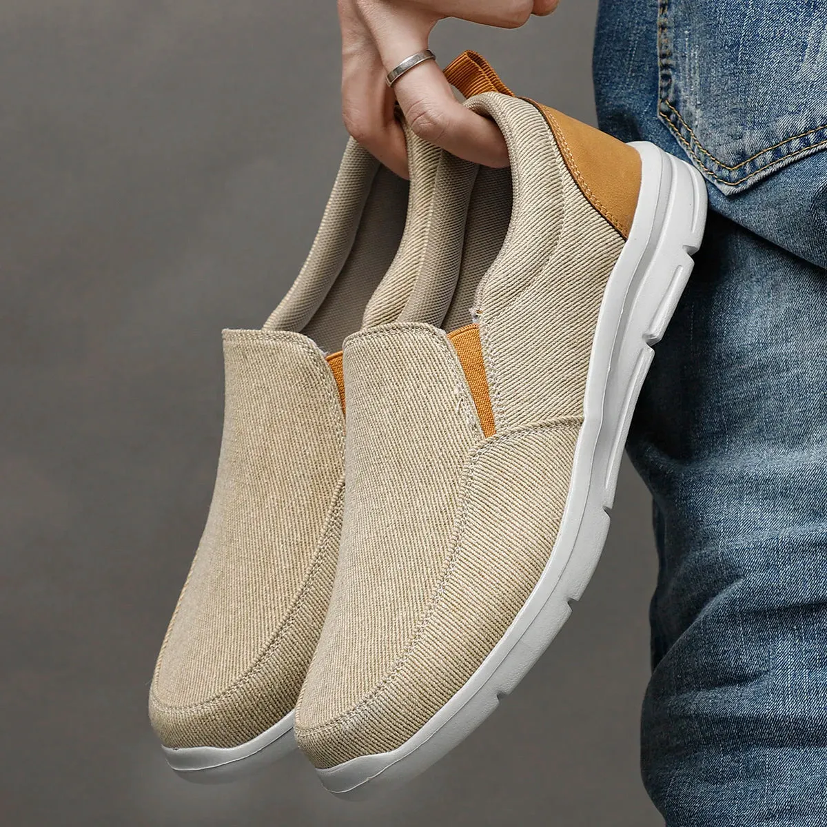 Nico Canvas Loafers