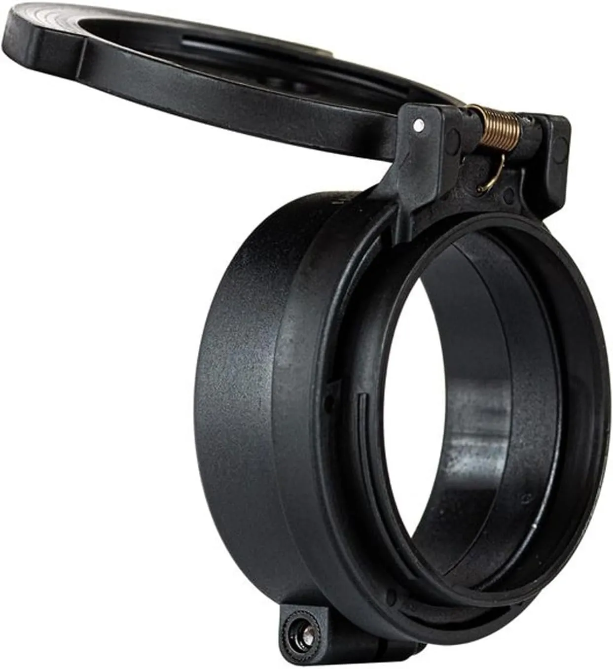 Nightforce Eyepiece Durable Weather-Resistant Spring-Loaded Flip-Up Rotational Lens Caps with Clamp-On Attachment
