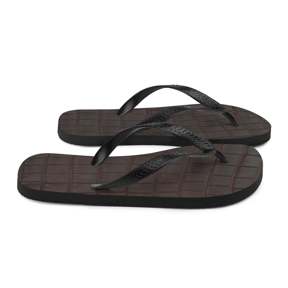 Nile Crocodile Flip Flop