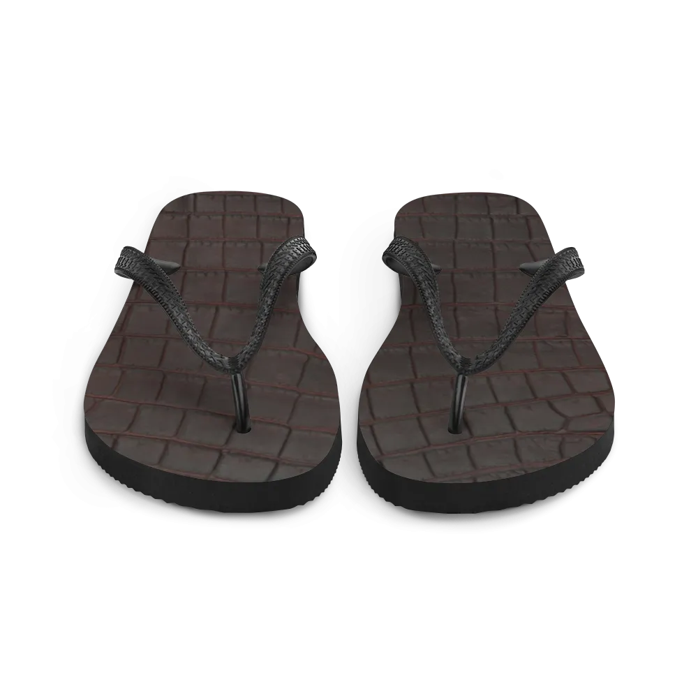 Nile Crocodile Flip Flop