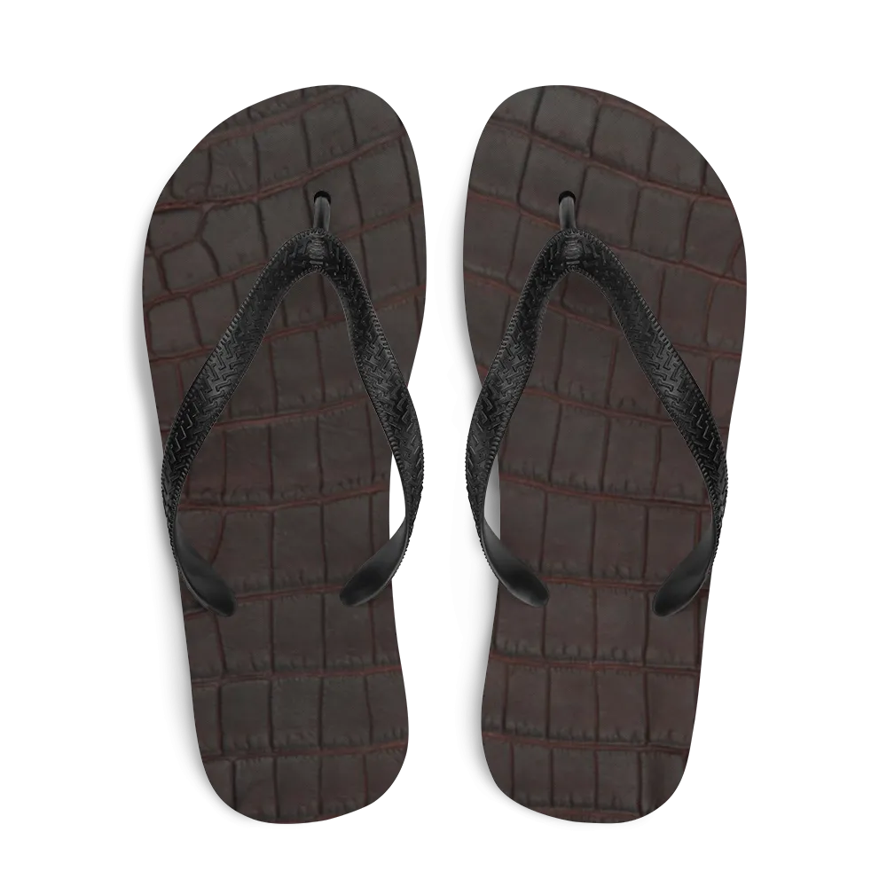 Nile Crocodile Flip Flop