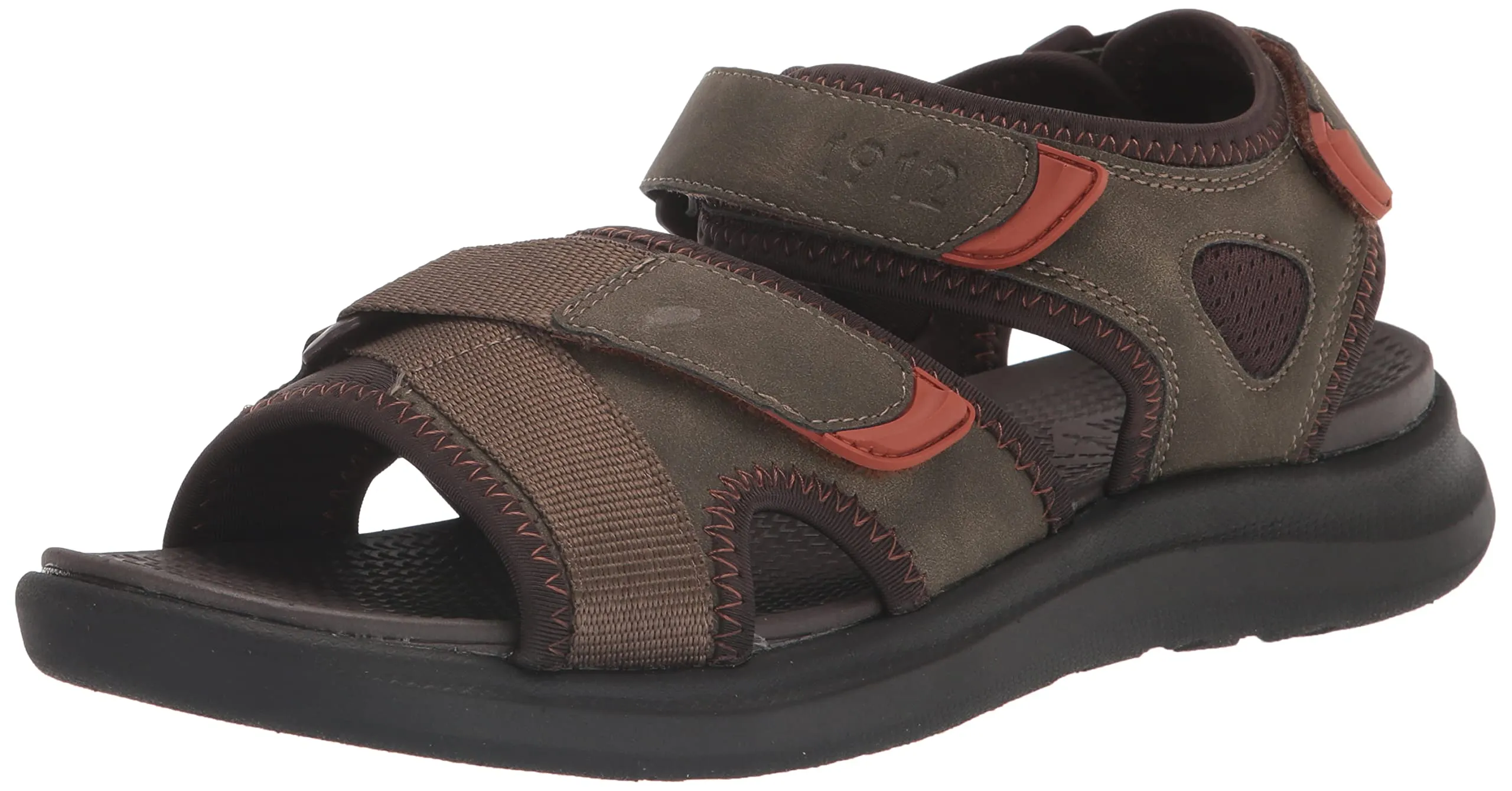 Nunn Bush Men's Rio Vista River Slide Sandal with Adjustable Straps for Perfect Fit, Olive, 11