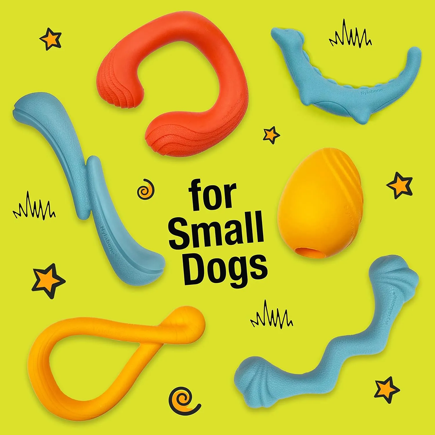 Nylabone Stik-GO Interactive Dog Toy for Small Dogs - Lightweight Flexible Floatable Dog Fetch Toy for Creative Play & Dog Exercise (1 Count)