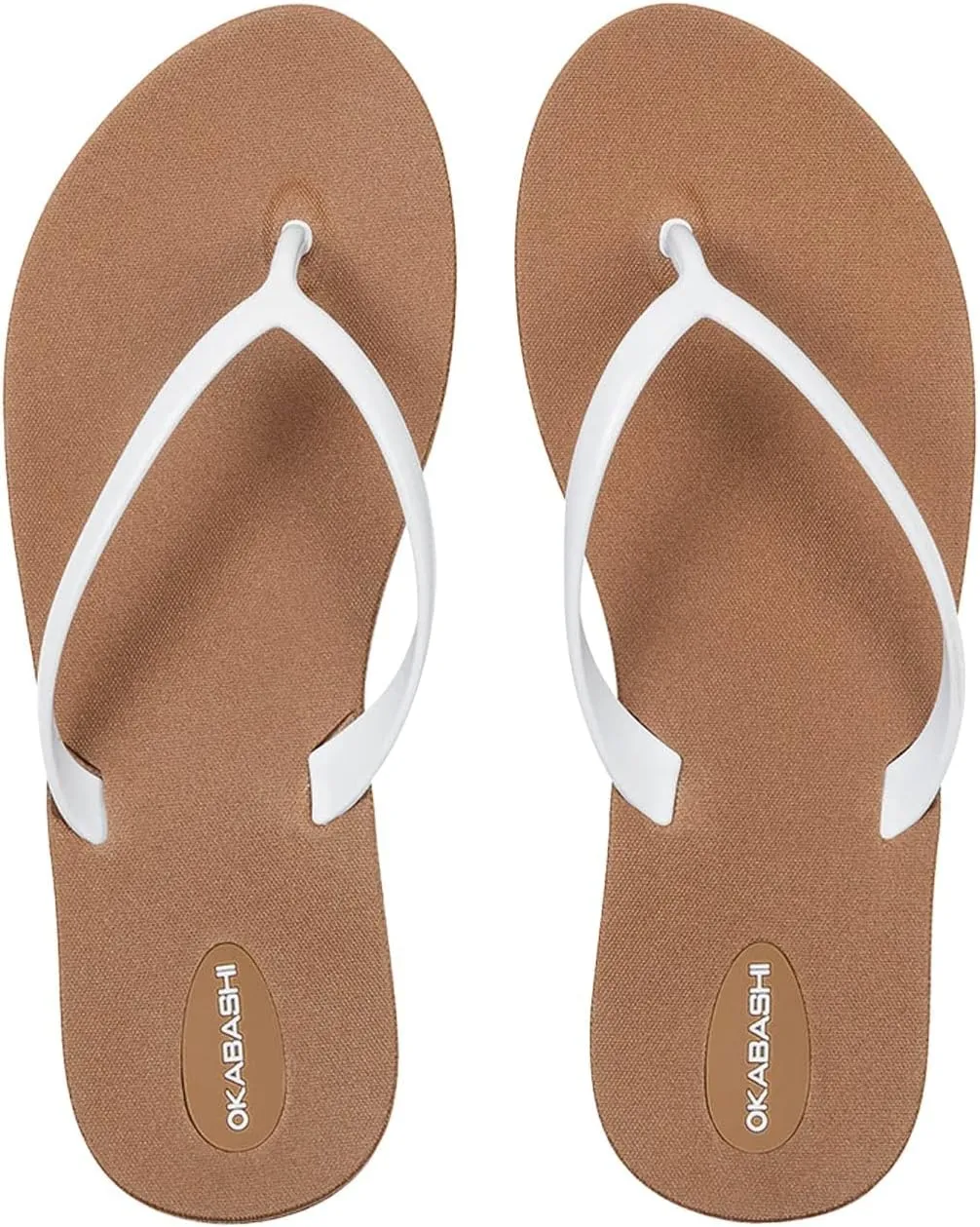 OKABASHI Women's Shoreline Flip Flop | Sculpted Footbeed for All-Day Comfort | Slip-Resistant & Waterproof | Sustainably Made in the USA