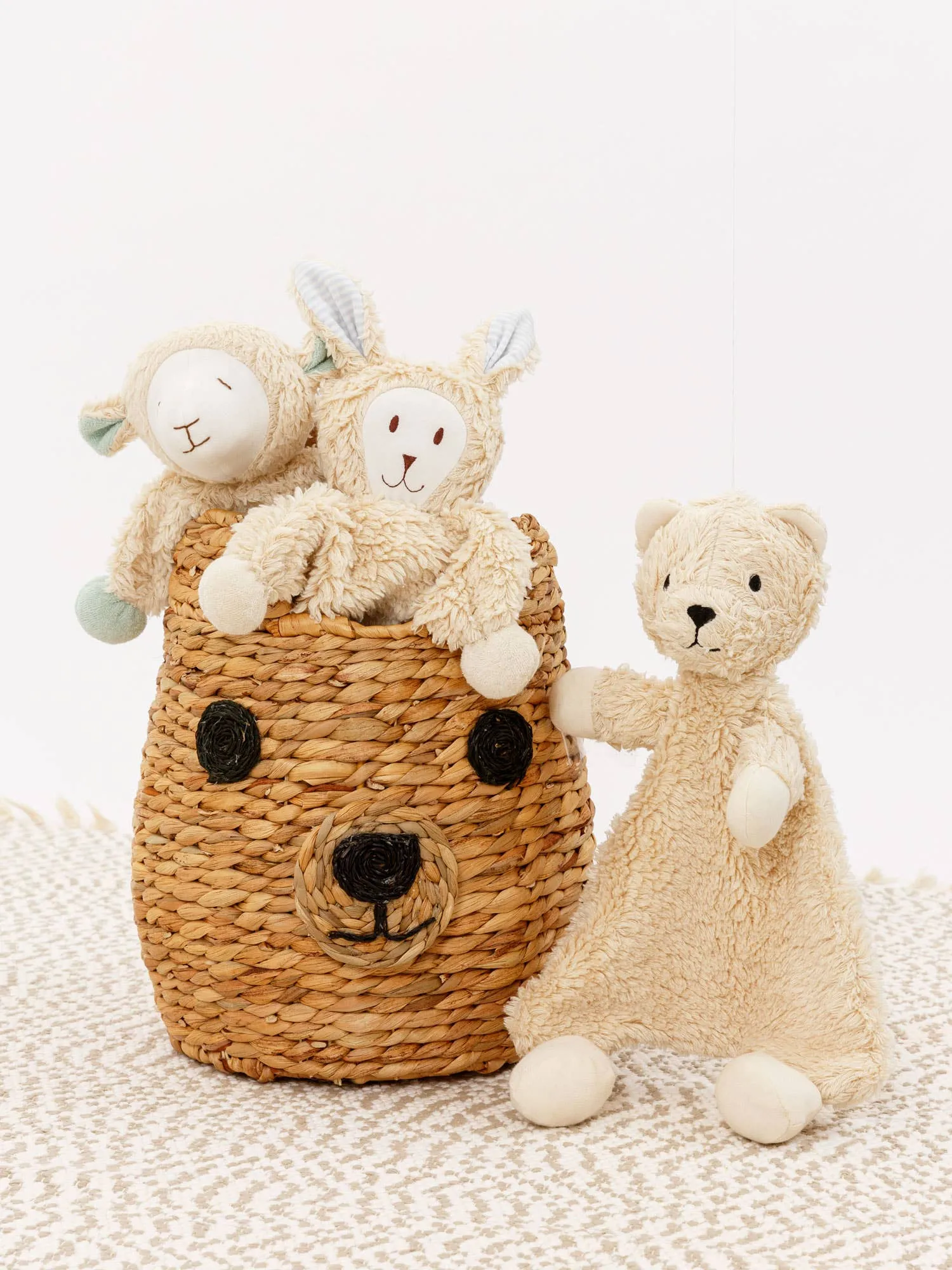Organic Sherpa Faux Fur Benny Snuggle Bear