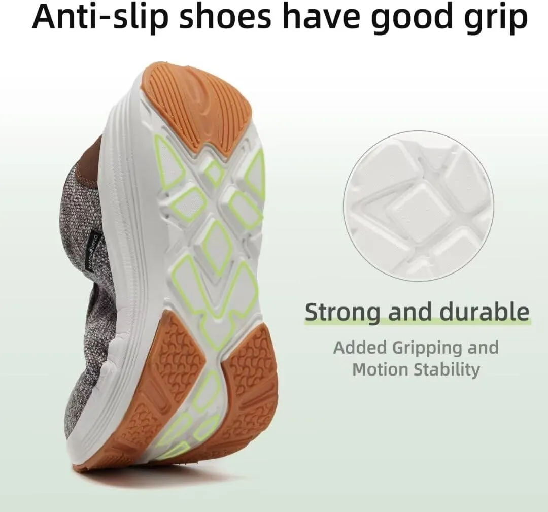OrthoComfoot Men's Orthopedic Outdoor Slip-On Loafers Walking Shoes: Arch Support Plantar Fasciitis Sneakers, Comfort Classic Canvas Shoes for Foot and Heel Pain