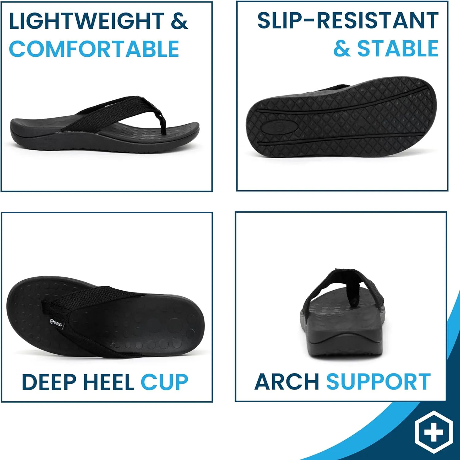 Orthotic Women's Sandals, Plantar Fasciitis Walking Sandals with Arch Support for Women
