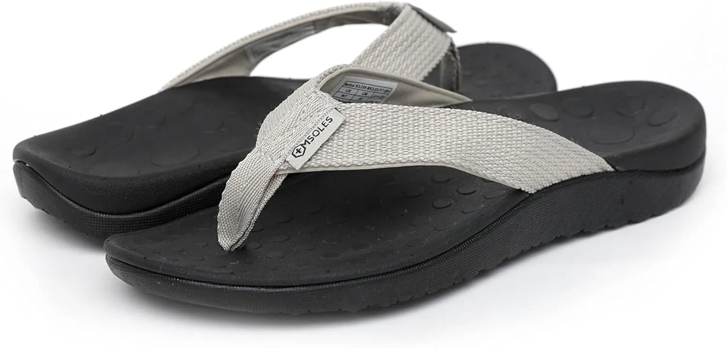 Orthotic Women's Sandals, Plantar Fasciitis Walking Sandals with Arch Support for Women