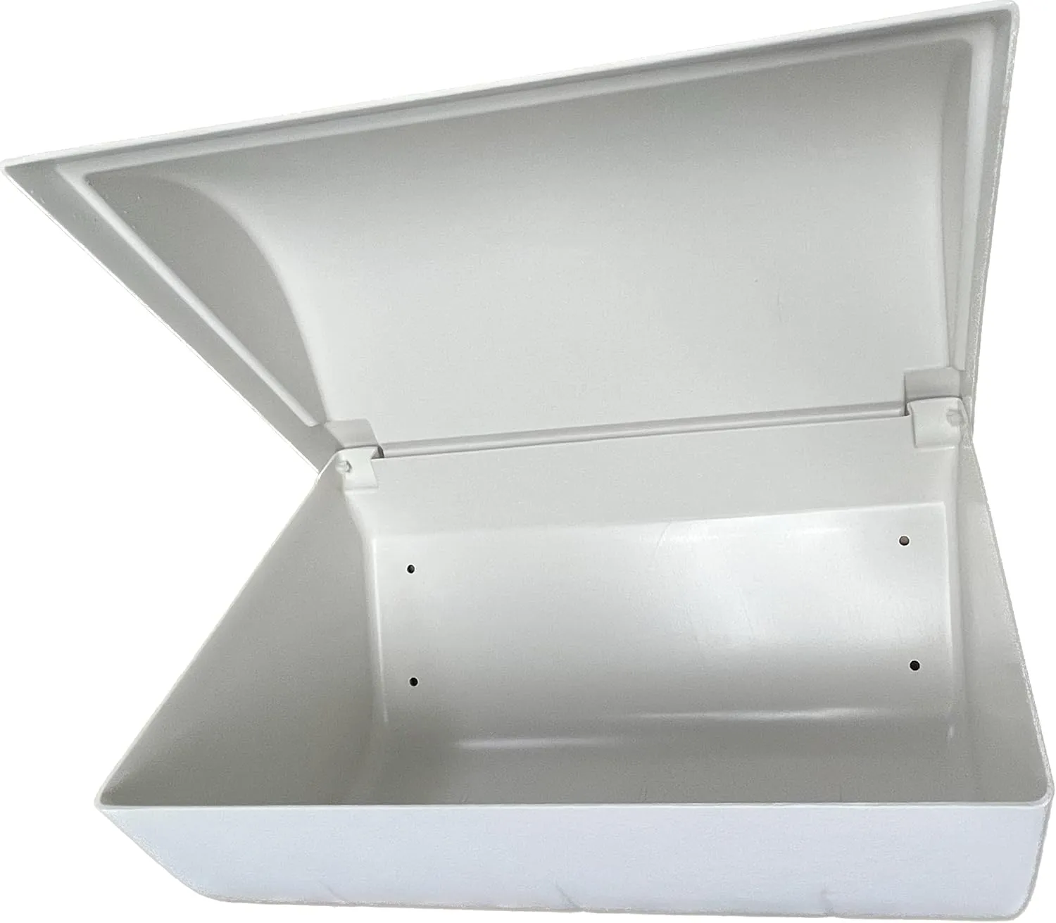 Outdoor Covered Paper Towel Holder, Durable, Dust and Waterproof for Camping, Garage, Boat, RV, USAMADE, White (1)