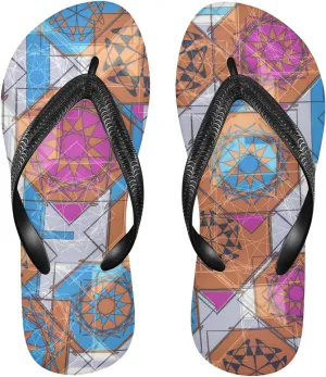 Oyihfvs Flip Flops Flip Sandal Home Slippers Hotel Spa Bedroom for Men Women XS-XXL