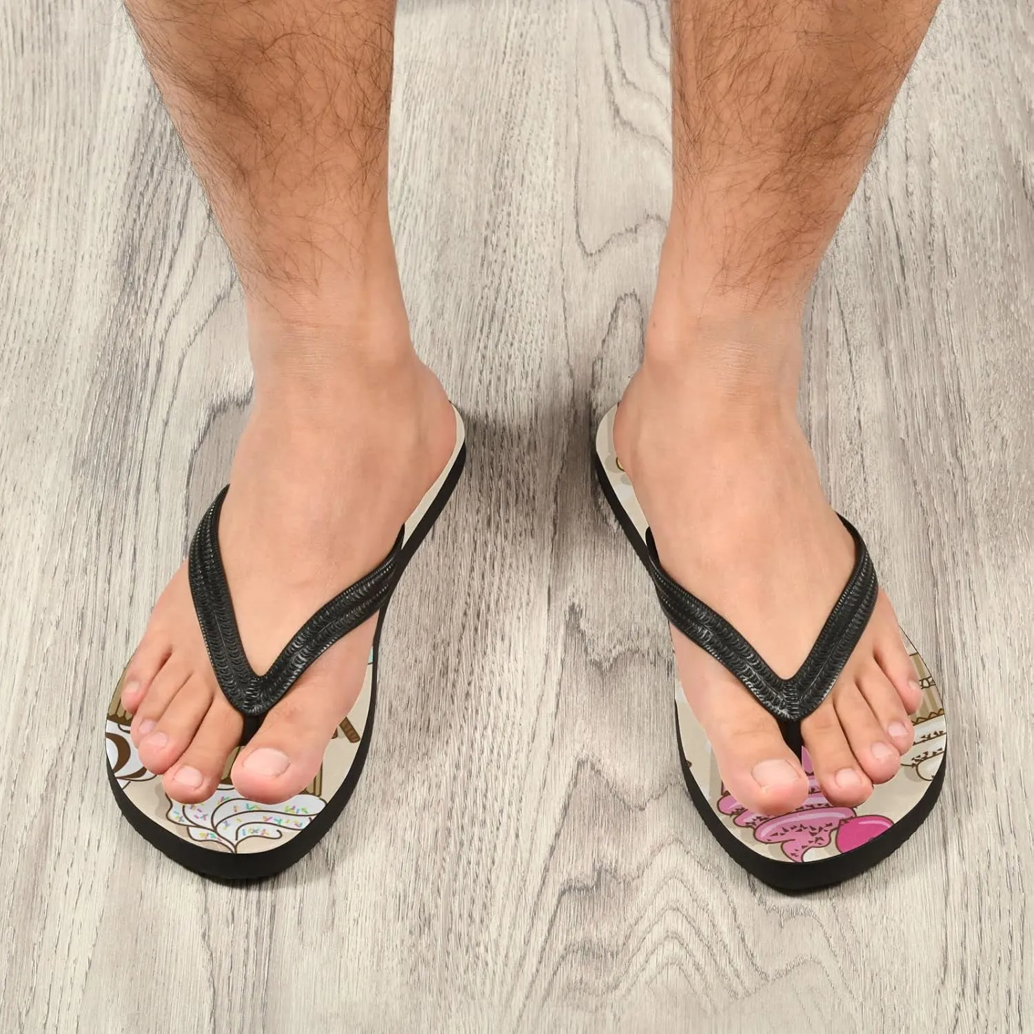 Oyihfvs Flip Flops Flip Sandal Home Slippers Hotel Spa Bedroom for Men Women XS-XXL
