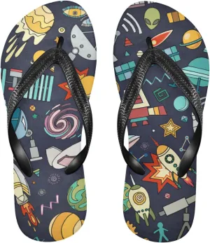 Oyihfvs Flip Flops Flip Sandal Home Slippers Hotel Spa Bedroom for Men Women XS-XXL