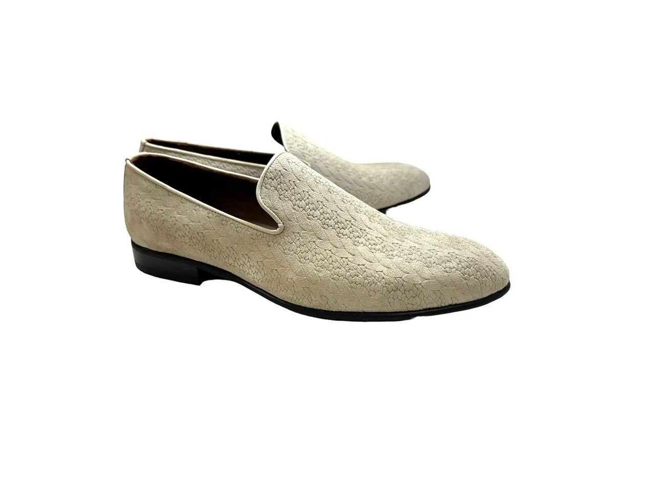 P00055- Warren Loafer Beige Suede
