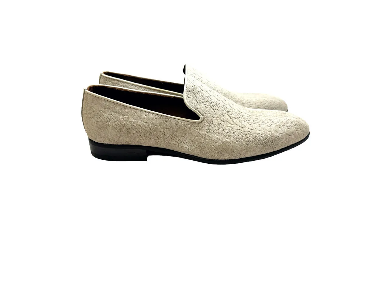 P00055- Warren Loafer Beige Suede