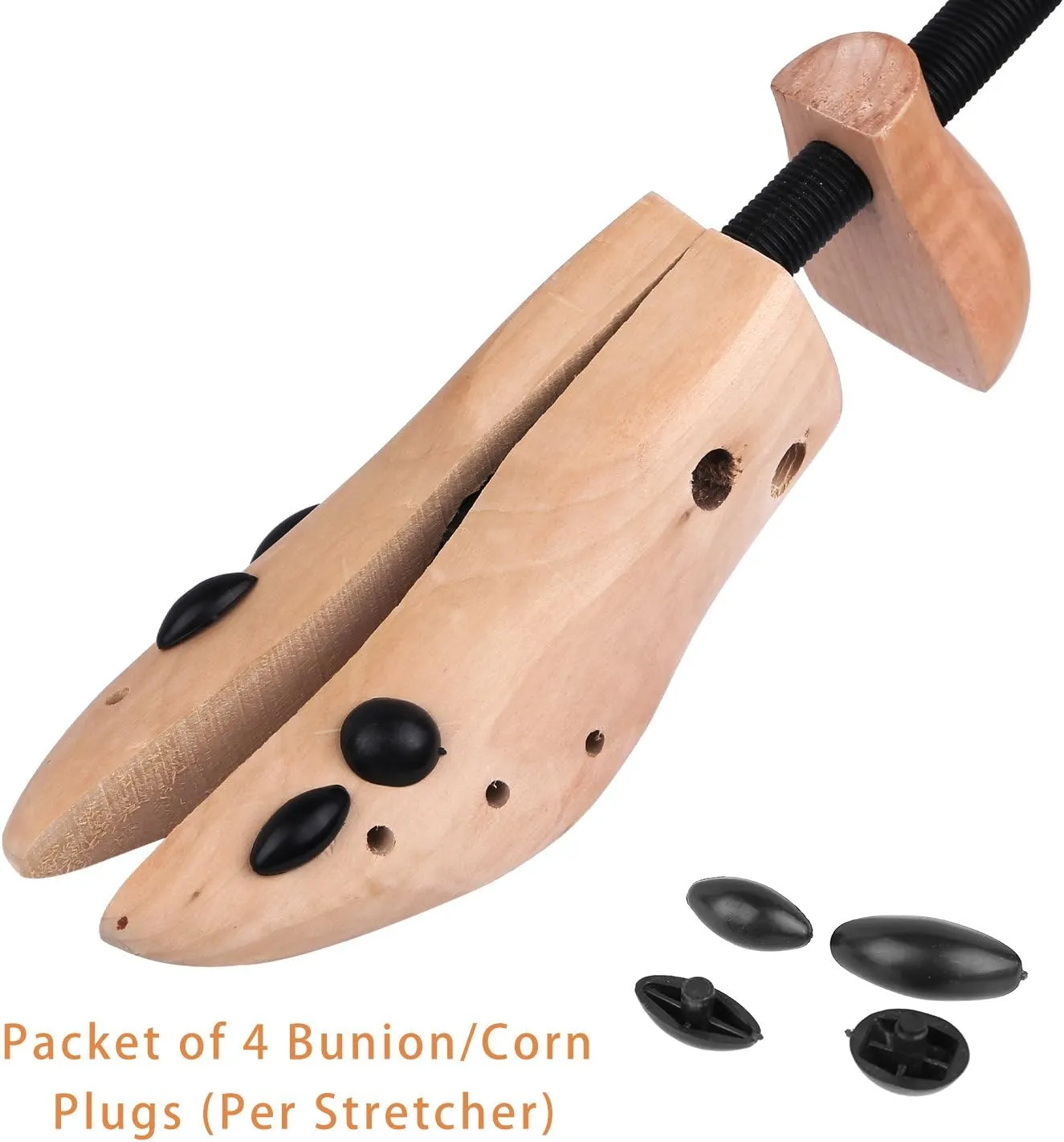 Pair of Premium Professional 4-way Shoe Trees, Shoe Stretcher for Men or Women