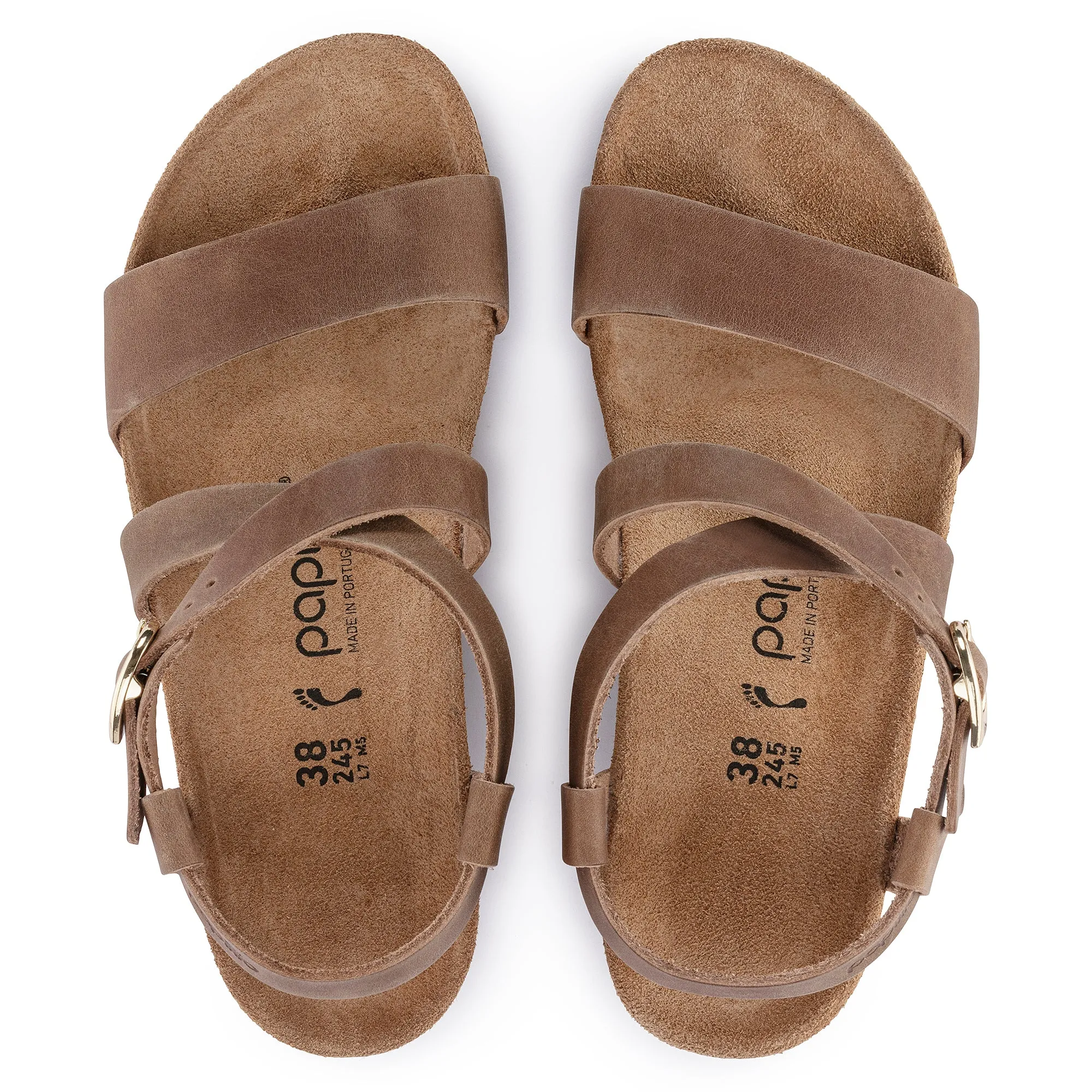 Papillio Sibyl cognac oiled leather by Birkenstock