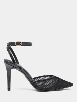 Payton Mesh Round Toe PM Heel Sandal
