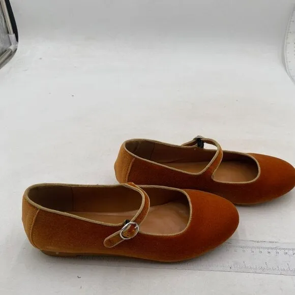 Pazzion Women's Closed Round Toe Mary Janes Comfortable Strap Buckled Goldenrod